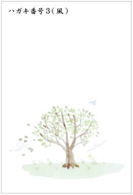 ハガキ番号３（風）